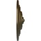 Ekena Millwork Classic Ceiling Medallion (Fits Canopies up to 4 1/8"), Hand-Painted Brass, 13 1/4"OD x 1/2"P CM13CLBRS - alternate 2